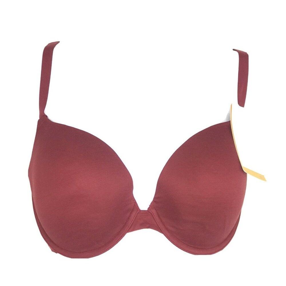 DKNY 32DD Push Up Bra 4013 Red